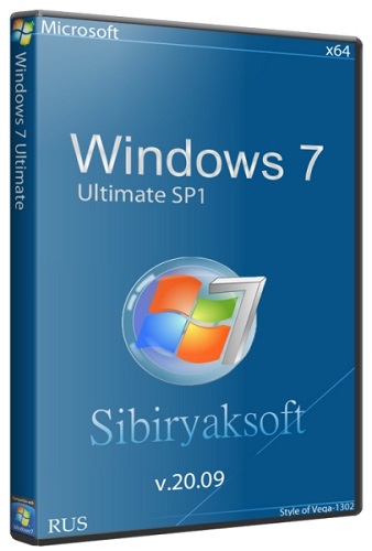 Windows 7 Ultimate SP1 by Sibiryaksoft v.20.09 (x64/2015/RUS)