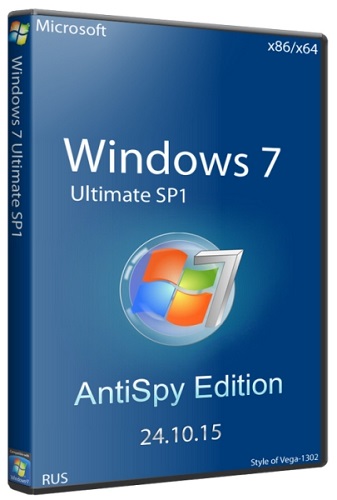 Windows 7 Ultimate SP1 AntiSpy Edition 24.10.15 (x64/2015/RUS)