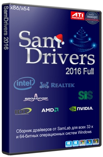 SamDrivers 2016 Full (x86/x64/RUS/ML)