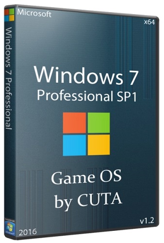 Windows 7 Professional Game OS v1.2 by CUTA (x64/2016/RUS)