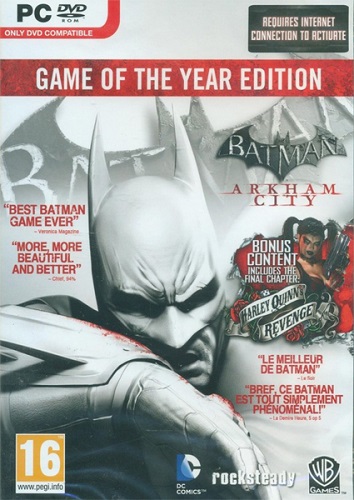 Batman: Arkham City - Game of the Year Edition (v1.1+ 6 DLC/2012/RUS/ENG) Repack by R.G. Games