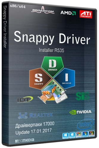 Snappy Driver Installer R535 / Драйверпаки 17000 (2017/RUS/ML)