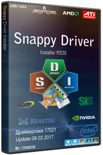 Snappy Driver Installer R535 / Драйверпаки 17021 (2017/RUS/MULTi)