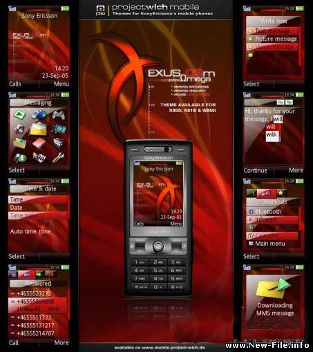 Программа Portable Sony Ericsson Themes Creator 3.27 поможет вам создавать темы практически для всех телефонов Sony Ericsson