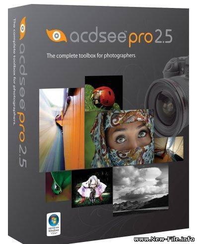 Профессиональная версия программы для работы с цифровыми фотографиями - ACDSee Pro 2.5.332 Final (Русская версия)