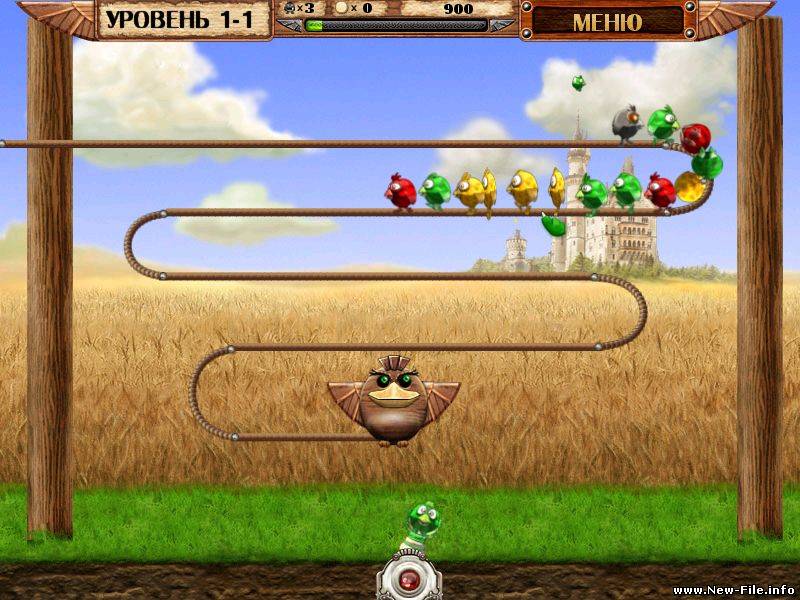 Птички на проводе - игра от Алавар. Скачать бесплатно (архив .rar)