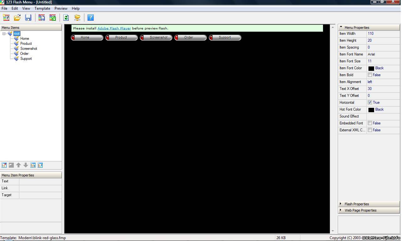 123 Flash Menu v.3.5.1.1357
