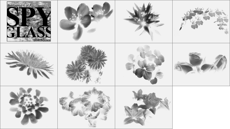 Цветы - Кисти для Photoshop