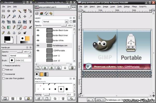 GIMP Portable 2.6.3 Rus