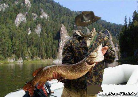 Шаблон "Рыбалка удалась"