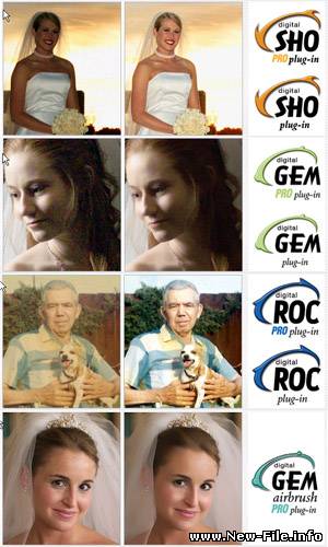 КОDАК DIGITAL Airbrush Professional Plug-In - 4 профессиональных мощных плагина от КОДАК