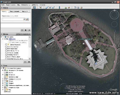 Google Earth Free 4.3.7284 (beta) - Google Earth (Google Планета Земля) - 2D/3D карты земли и космоса высочайшего разрешения и качества.