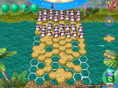 Путешествие пингвинов - увлекательная, красочная игра от mail.ru