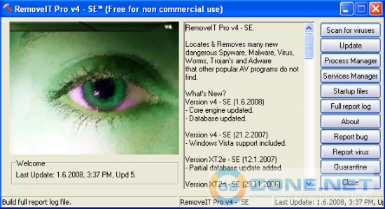 RemoveIT Pro XT SE - бесплатная программа, которая по заверениям разработчиков способна удалять даже вирусы