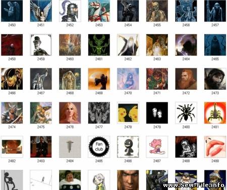 сборка аватаров размеры практически все есть,примерно 11 тысяч