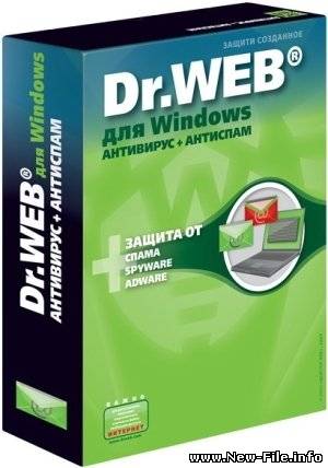 Dr.Web (антивирус + антиспам) 4.44.1.11170 Rus