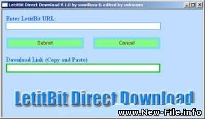 LetitBit Direct Download - отличная программа для моментального получения прямой ссылки с LetitBit!