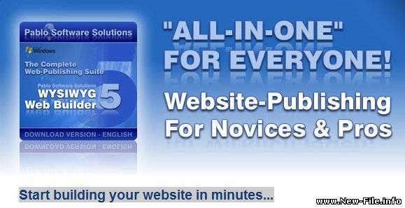 WYSIWYG Web Builder 5.5.5a Portable