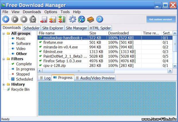 Free Download Manager 3.0.848 Portable Rus