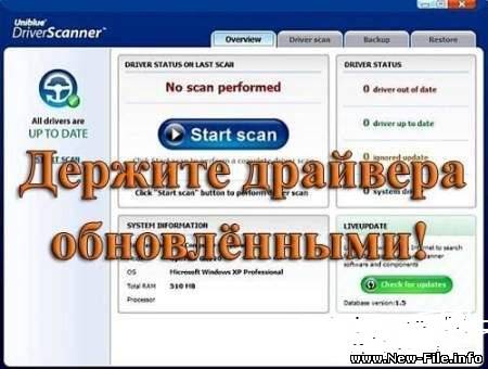 Программа для автоматического поиска и загрузки последних драйверов на ПК